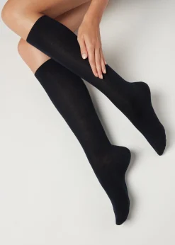 Chaussettes Longues En Coton
