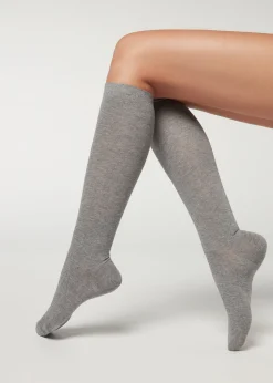 Chaussettes Longues En Coton