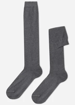 Chaussettes Longues En Coton Thermique Pour Homme