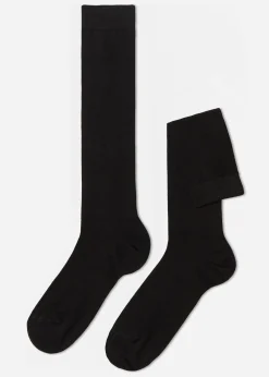 Chaussettes Longues En Coton Thermique Pour Homme