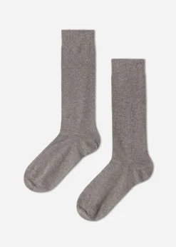Chaussettes Longues En Coton Respirant Pour Enfants