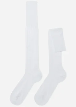 Chaussettes Longues En Fil D'Ecosse Pour Homme