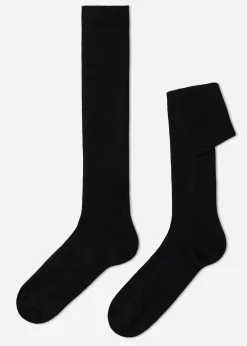 Chaussettes Longues En Laine Et Coton Pour Homme