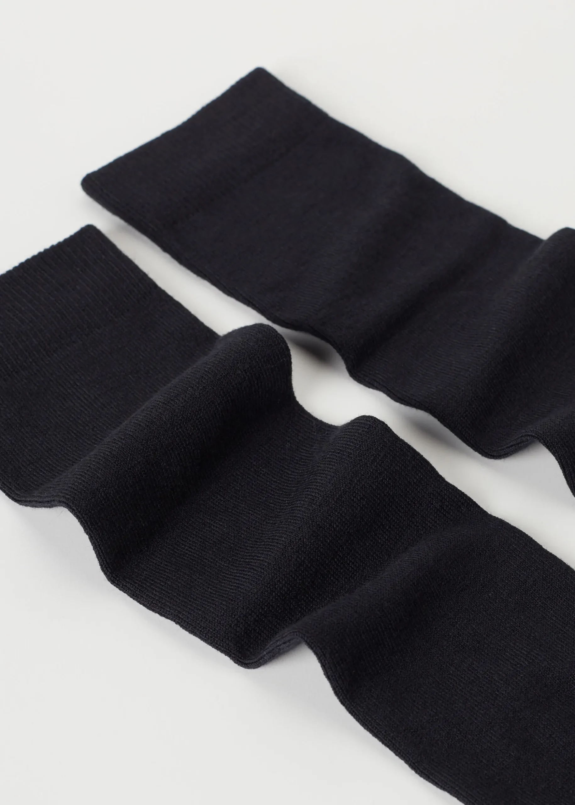 Chaussettes Longues En Laine Et Coton