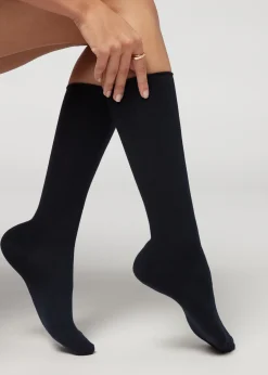 Chaussettes Mi-Hautes Avec Cachemire