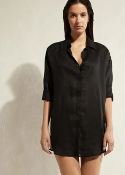 Chemise Longue En Lin