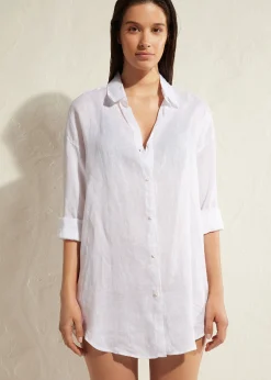 Chemise Longue En Lin