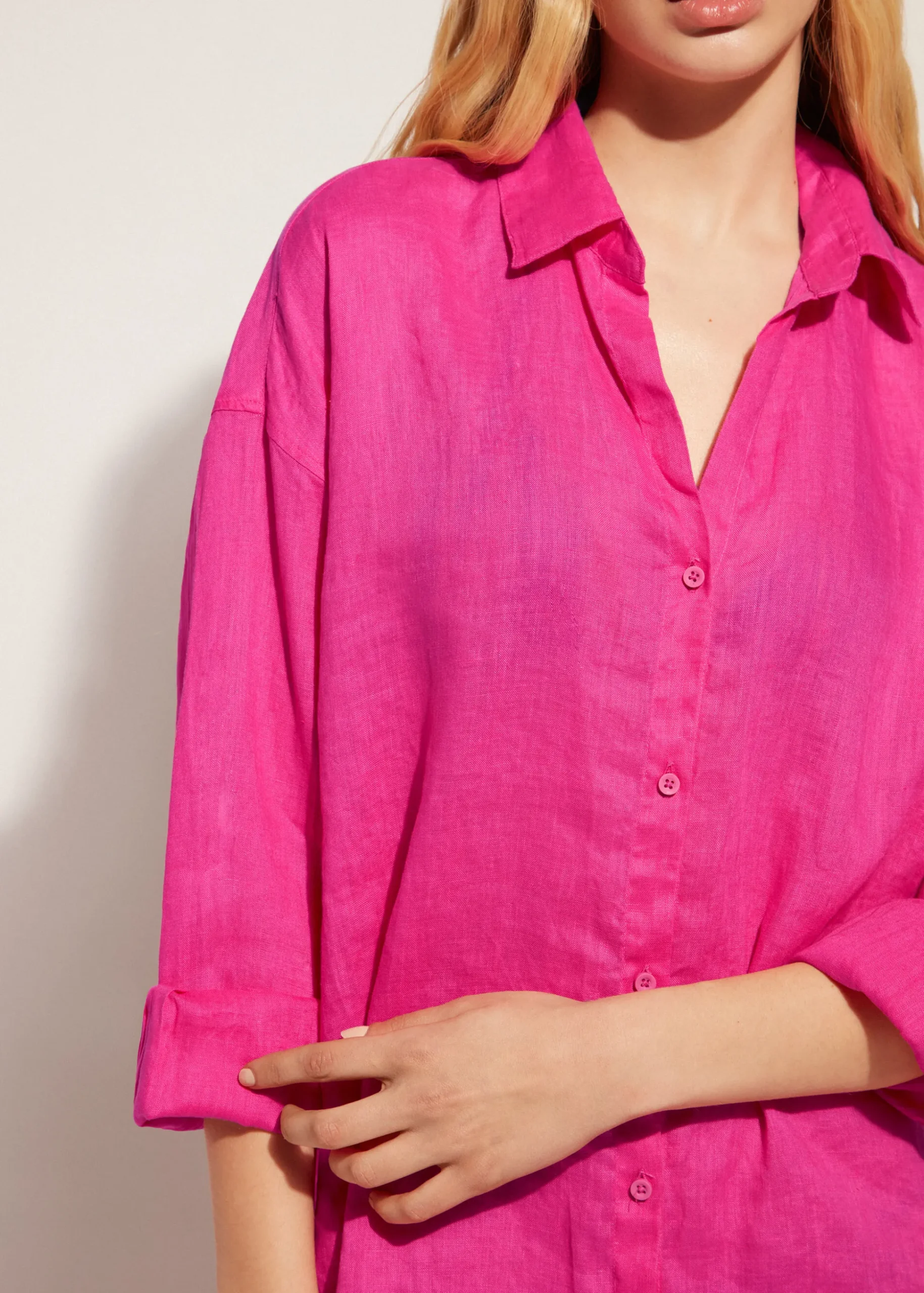 Chemise Longue En Lin