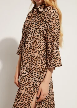 Chemise Mi-Longue Fantaisie Animalier