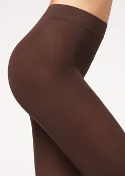Collant Opaque 100 Deniers Coton Et Microfibre