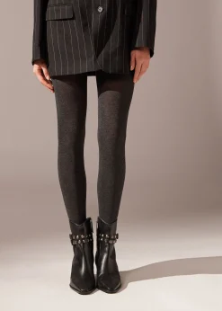 Collant Opaque Thermique Avec Cachemire