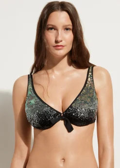 Haut De Maillot Balconnet A Paillettes Las Vegas