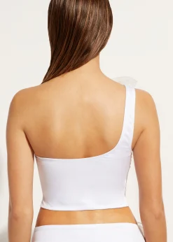 Haut De Maillot Bandeau Bustier Une Bretelle Bora Bora