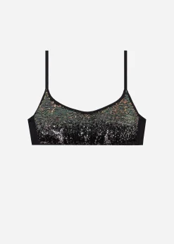 Haut De Maillot Brassiere A Paillettes Et Degrade Las Vegas