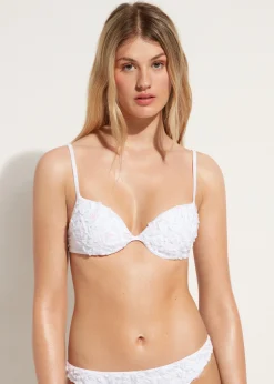 Haut De Maillot Push-Up Rembourre A Fleurs Parigi