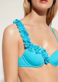 Haut De Maillot Push-Up Rembourre A Fleurs Honolulu