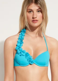 Haut De Maillot Push-Up Rembourre A Fleurs Honolulu