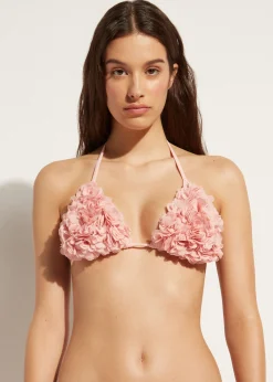 Haut De Maillot Triangle Coulissant A Fleurs Honolulu