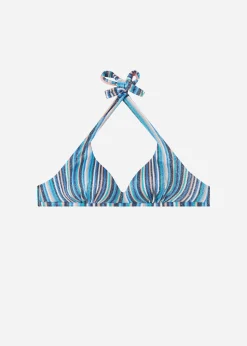 Haut De Maillot Triangle Rembourre En Fibre Metallique Marbella
