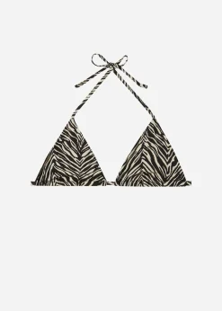 Haut De Maillot Triangle Coulissant Zebre Nairobi