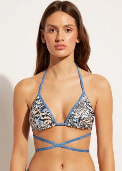 Haut De Maillot Triangle Reversible Animalier Mykonos