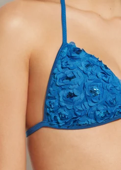 Haut De Maillot Triangle Rembourre Progressif A Fleurs Parigi