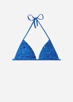 Haut De Maillot Triangle Rembourre Progressif A Fleurs Parigi