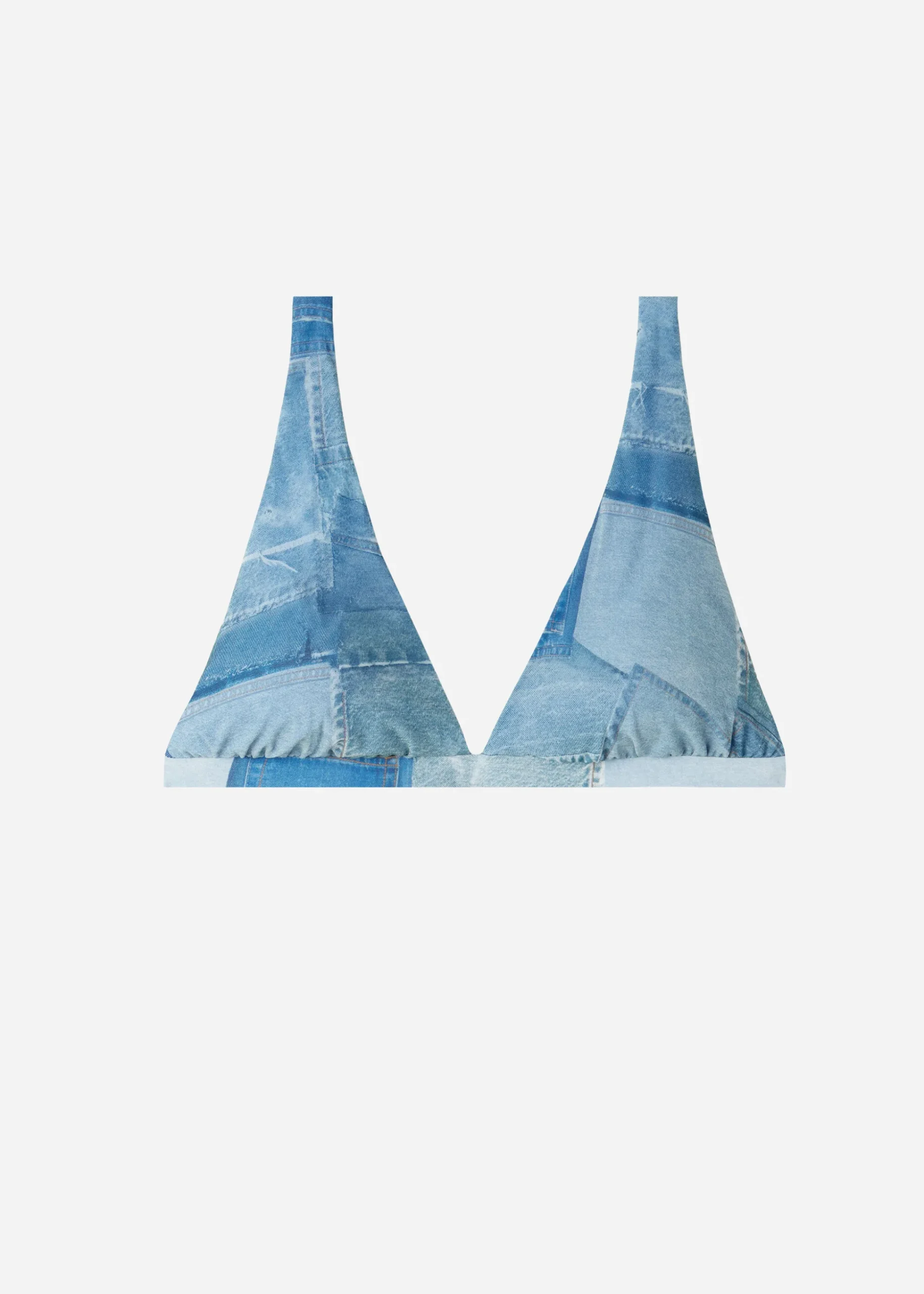 Haut De Maillot Triangle Denim Ibiza