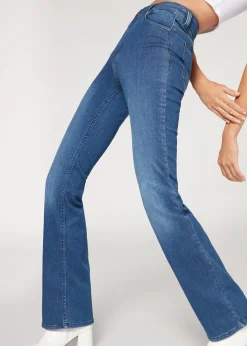 Jean Bootcut Taille Haute Denim Super Flexible
