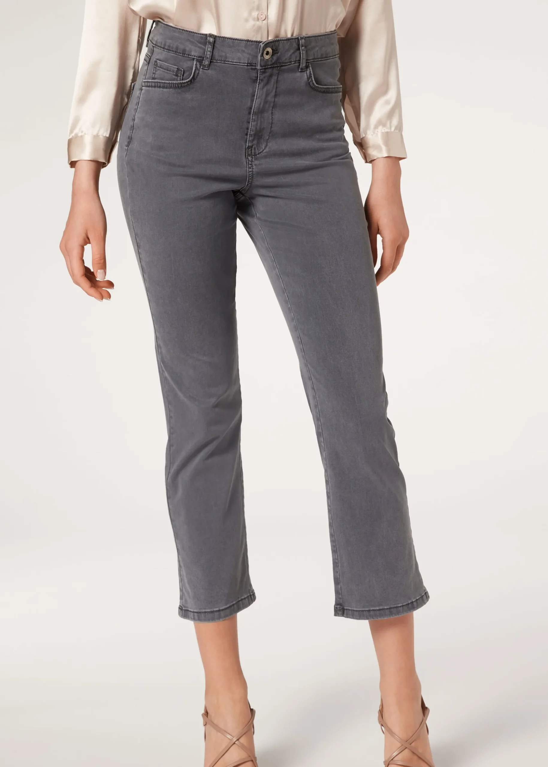 Jean Pattes D'Elephant Denim Leger Pattes D'Elephant Eco