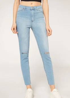 Jean Skinny Taille Haute