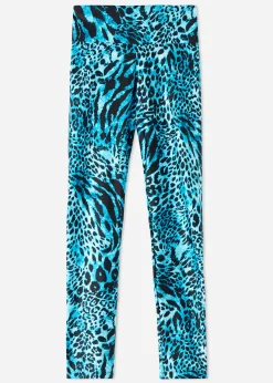 Legging Brillant Sport Motif Animalier