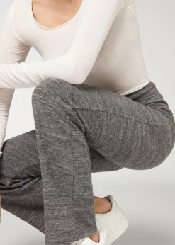 Legging Coupe Droite Cachemire