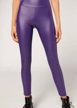 Legging Effet Cuir