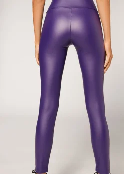 Legging Effet Cuir