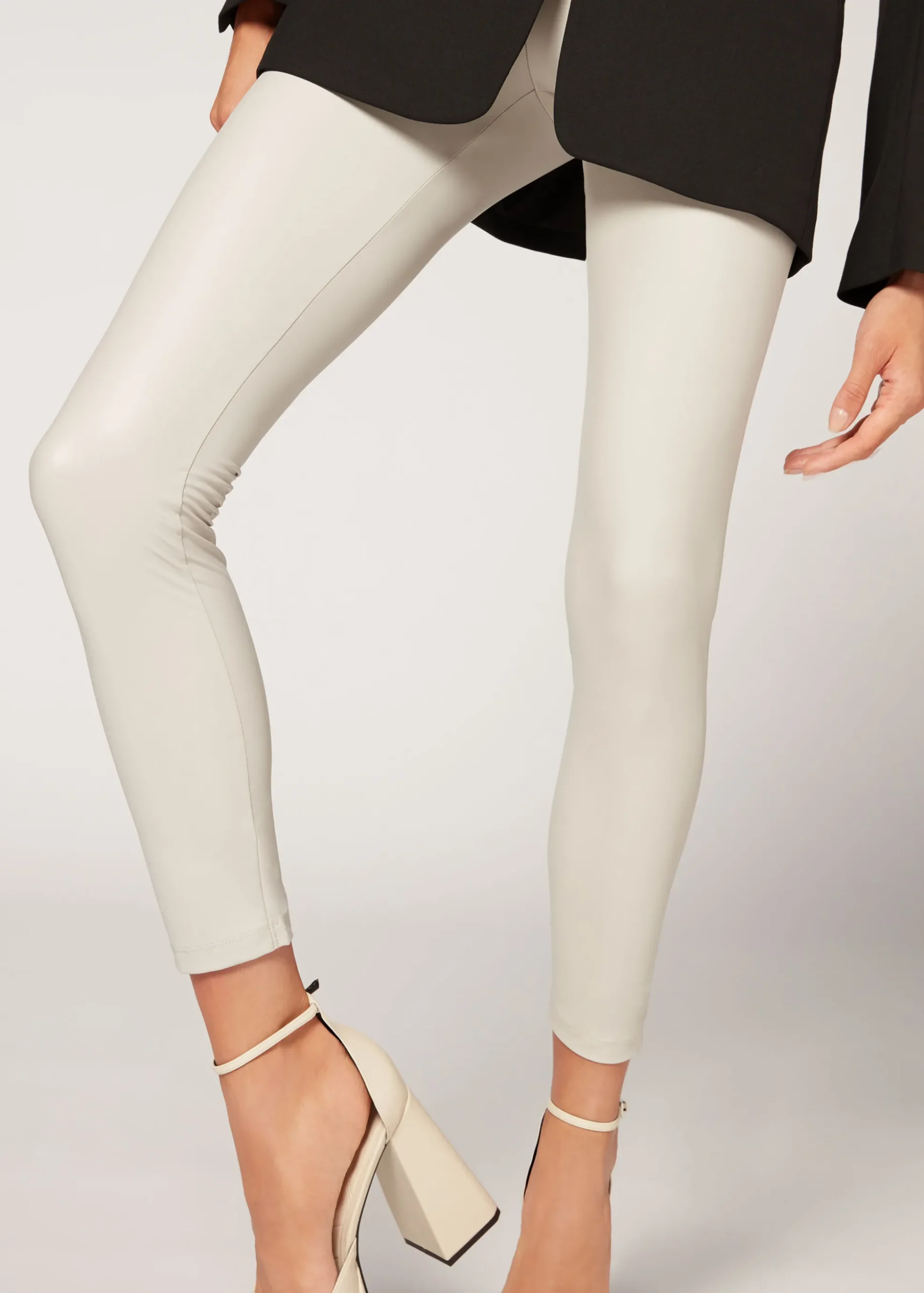 Legging Effet Cuir