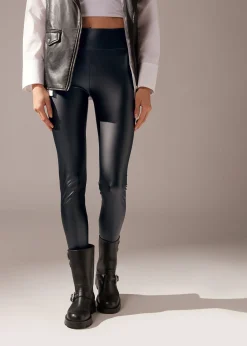 Legging Effet Cuir