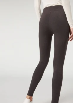 Legging Opaque Thermique En Coton