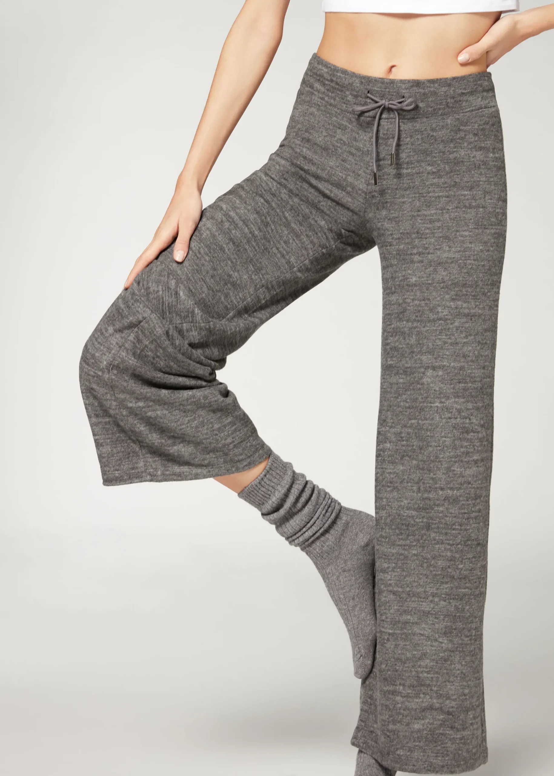 Legging Palazzo En Cachemire
