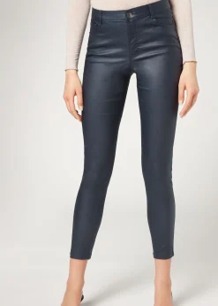 Legging Skinny Effet Cuir