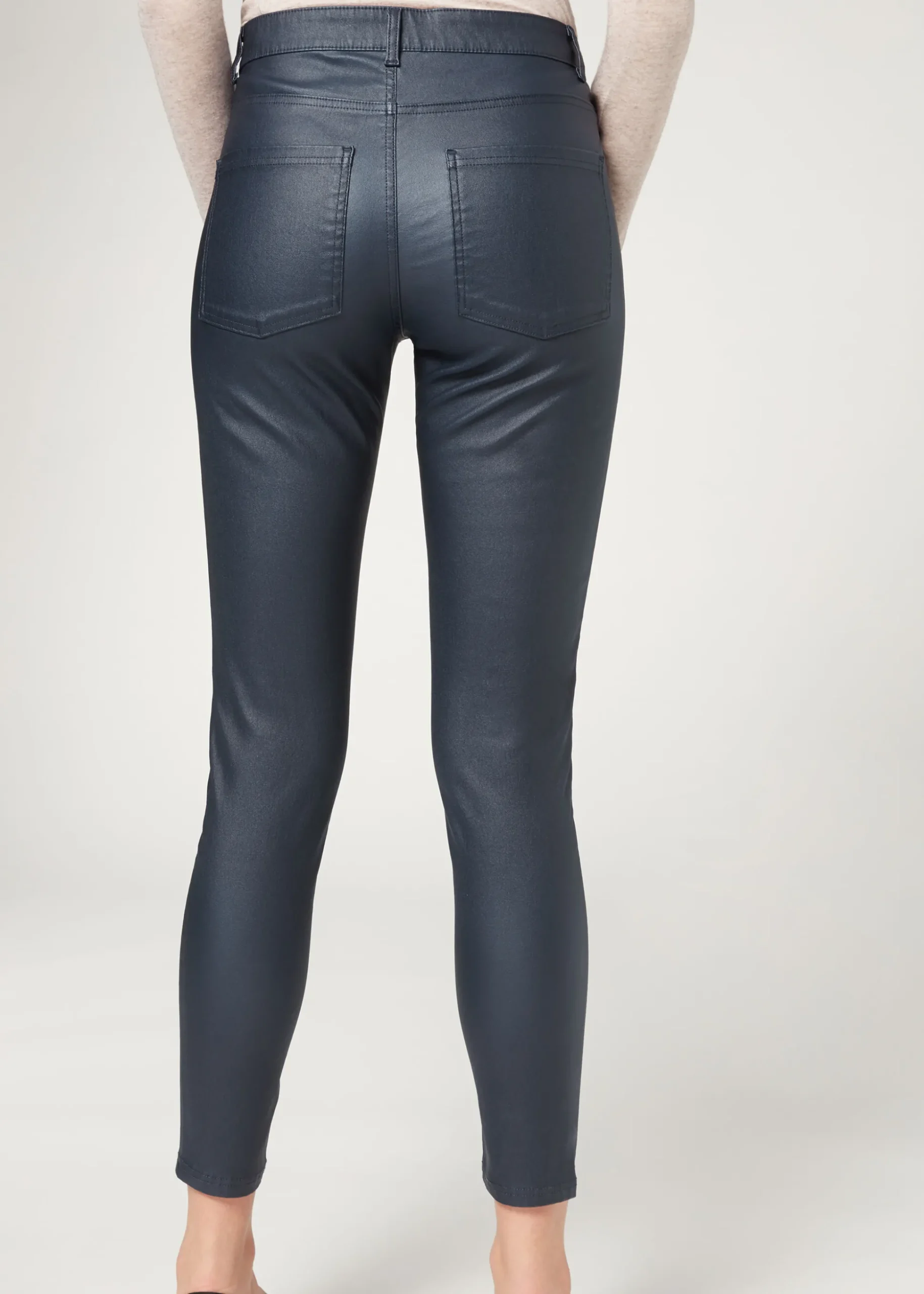 Legging Skinny Effet Cuir