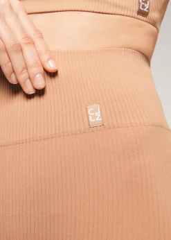 Legging Sportif Sans Coutures A Fines Cotes