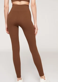 Legging Sportif Sans Coutures A Fines Cotes
