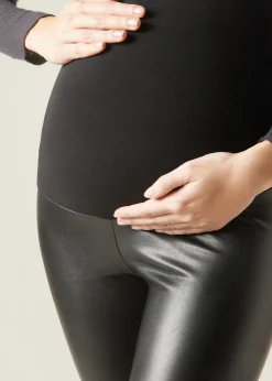 Legging Thermique Enduit De Maternite