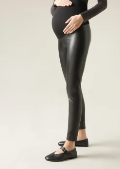 Legging Thermique Enduit De Maternite