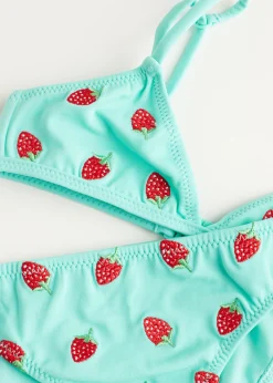 Maillot De Bain Deux Pièces Fraises Fille Elsa