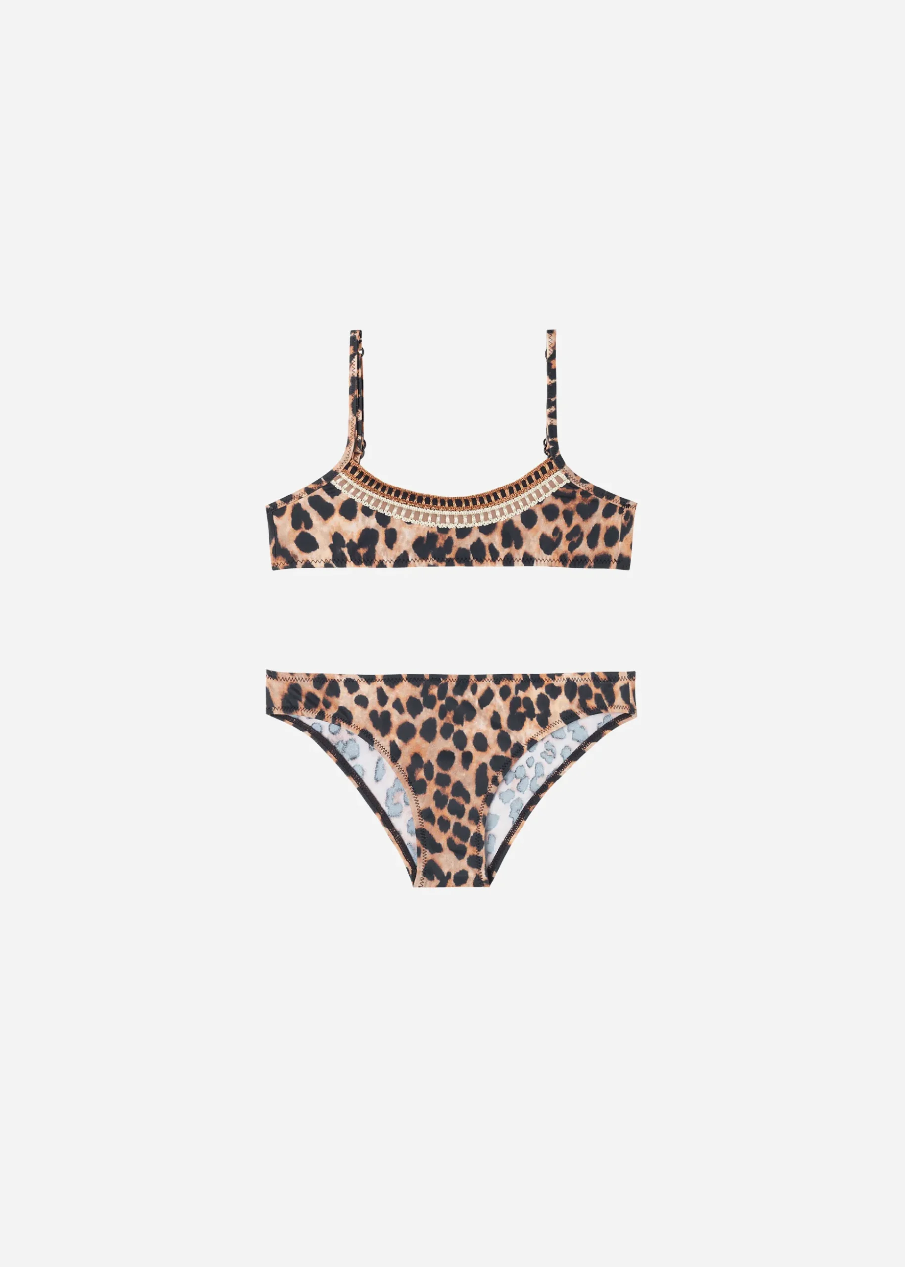 Maillot De Bain Deux Pièces Animalier Fille Bilbao