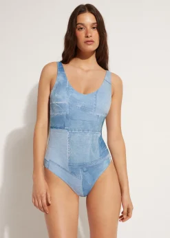 Maillot Une Pièce Denim Ibiza