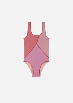 Maillot Une Pièce Metallise Fille Lisbona