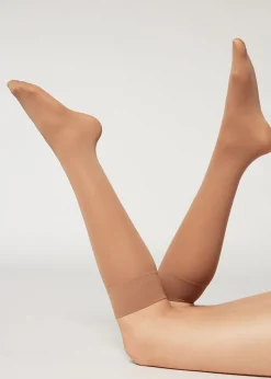 Mi-Bas Semi-Opaques 30 Deniers En Microfibre